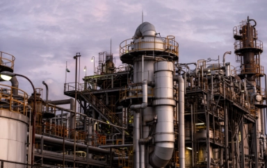 Petrochemical
                                            and chemical processing plants